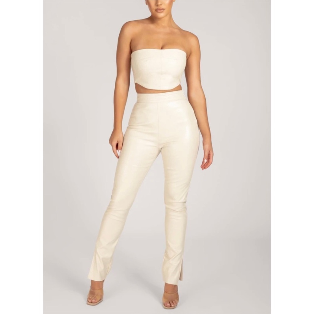 Meshki Annabelle Set | Top Size: S | Pants Size: XS | Cream